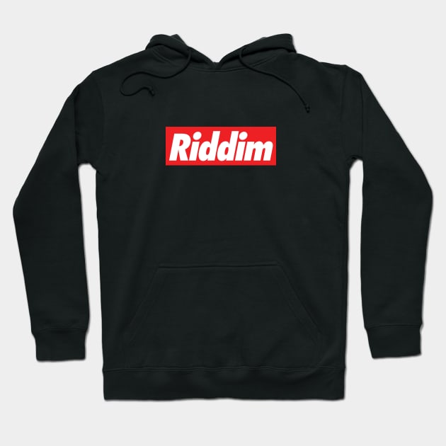 Riddim Dubstep Reggae Dancehall DJ Gift Hoodie by Drum And Bass Merch